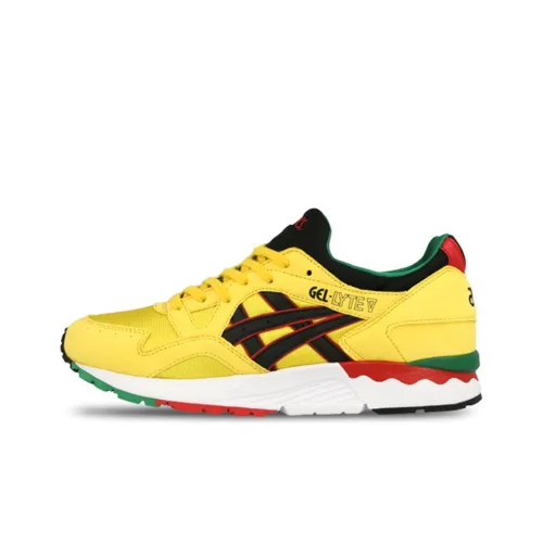 Asics Gel Lyte 5 Low Топ Беговые кроссовки Унисекс Черный Лимонно-желтый