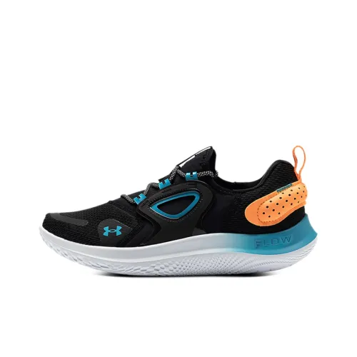 Under Armour Flow Velociti Wind Low Топ Повседневные Беговые Кроссовки Мужские Черные