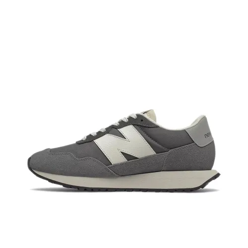 New Balance NB 237 Low Топ Повседневные Беговые Кроссовки Женские Серый Белый