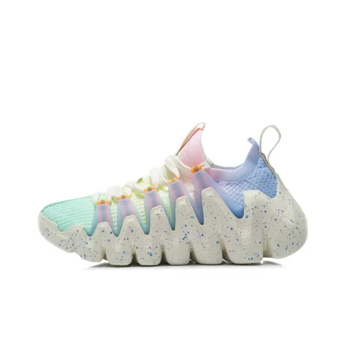 LINING Phantom Stinger Low Топ Беговые кроссовки Женские Снег Фиолетово-синий