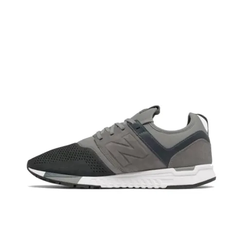 New Balance NB 247 Low Топ Повседневные Беговые Кроссовки Унисекс Черный Серый