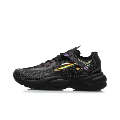 LINING V8 1,5 Low Топ Беговые кроссовки Мужской Черный