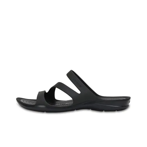 Crocs Слипоны Женские Черные