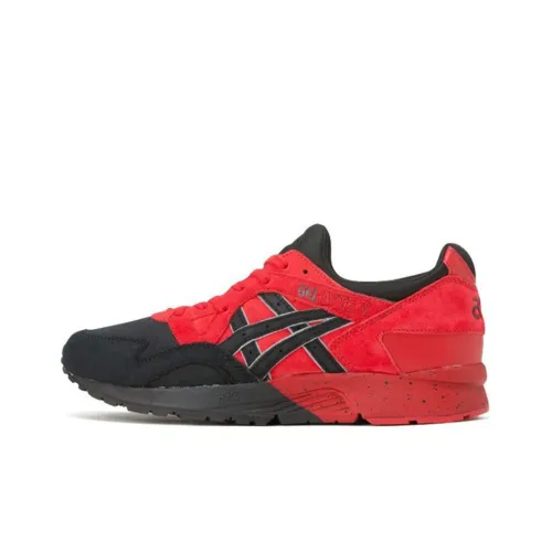 ASICS Gel Lyte 5 Устойчивые к истиранию Низкие Беговые кроссовки Унисекс Красный Черный