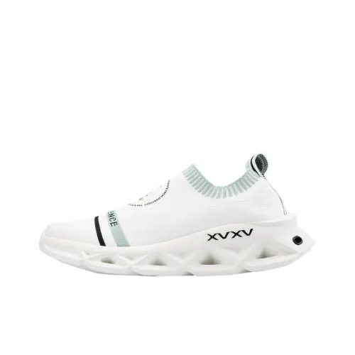 NORVINCY Низкий топ Беговые кроссовки Унисекс Белый Зеленый Стильный Аутдор