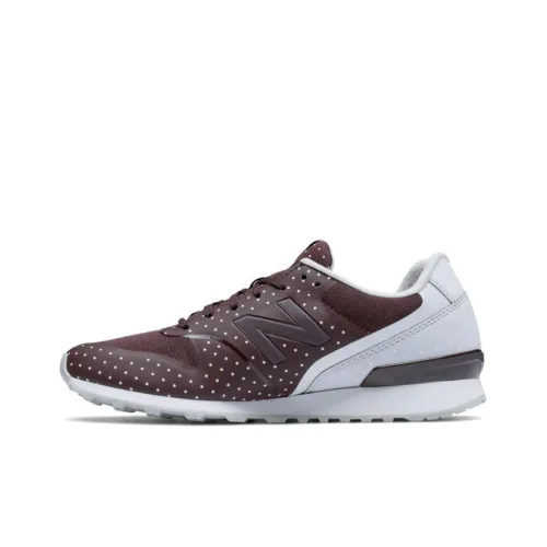 New Balance NB 696 Low Топ Беговые кроссовки Женские Бордовый