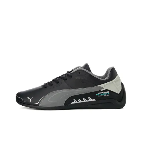 PUMA Drift Cat Slip-Resistant Abrasion-Resistant Lightweight Low-Top Running Shoes Men's Black Gray PUMA Drift Cat противоскользящие устойчивые к истиранию легкие низкие кеды для бега мужские черные серые