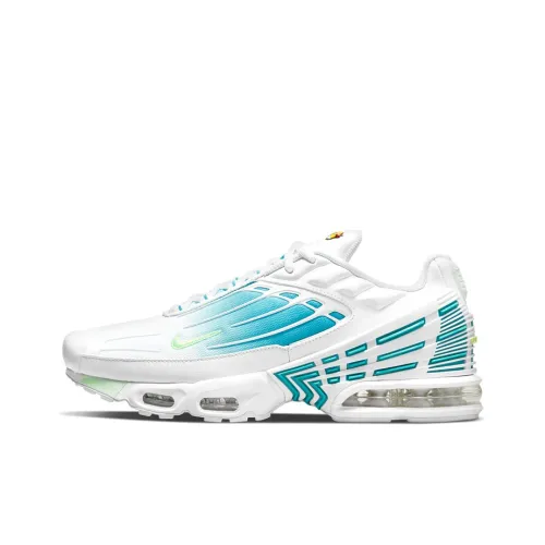 Nike Air Max Plus Low Top Air Cushion Беговые кроссовки Мужские Белый Синий