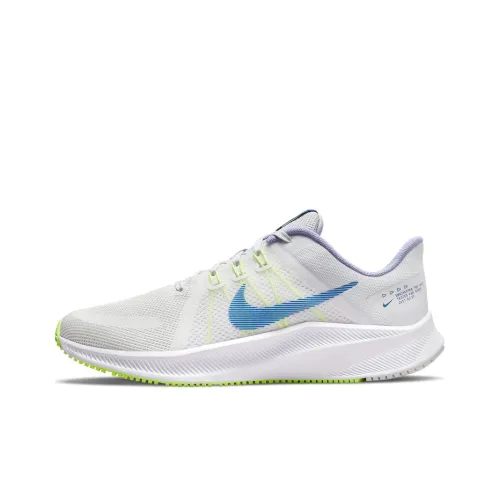 Nike Quest 4 Low Топ Тренировочные Беговые Кроссовки Женские Белые Синие Желтые