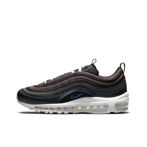 Nike Air Max 97 Low Беговые кроссовки Мужские Черная Радуга