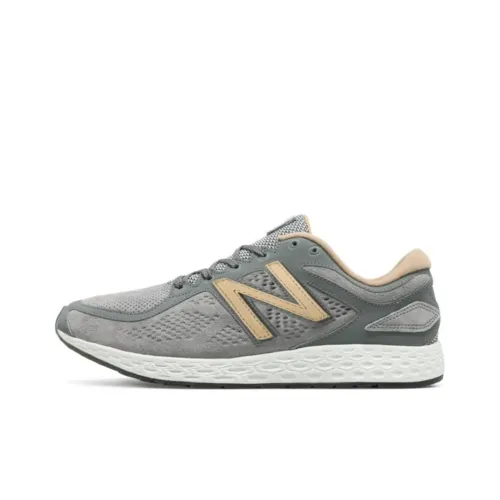 New Balance NB Свежий Пена Series Zante Замша Низкий Топ Беговые кроссовки Мужской Серый