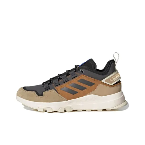adidas Terrex Hikster Low Поход Устойчивый к абразиву Низкий Топ Повседневная обувь Унисекс Коричневый Черный