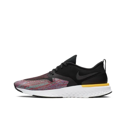 Nike Odyssey React Flyknit 2 Амортизация Противоскользящие Устойчивые к истиранию Низкий Топ Беговые кроссовки Мужские