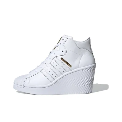 Adidas Originals Superstar Ellure Скейтборд Кроссовки MID Топ Женские
