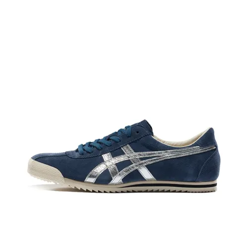 Onitsuka Tiger CORSAIR Low Топ Повседневная обувь Мужская Синяя и Серебряная