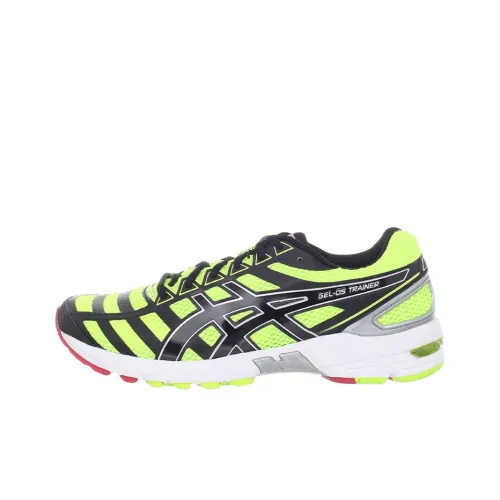 Asics Gel DS Trainer 18 Устойчивые к абразиву Низкие Кроссовки для Бега Мужские Черные Желтые