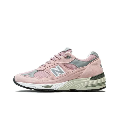 New Balance NB 991 Series Low Топ Повседневные Беговые Кроссовки Мужские Розовые