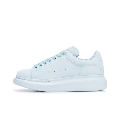 Alexander McQueen Oversized Sneaker Low Топ Стильные Скейтбординги Женские Светло-синий