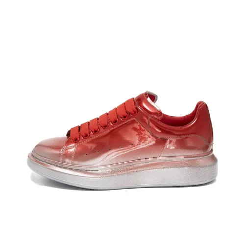 Alexander McQueen Oversized Sneaker Low Топ Стильные Скейтбординги Мужской Красный