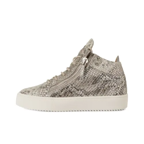 Giuseppe Zanotti GZ Kriss MID Топ Кроссовки для скейтбординга Женские Каменно-серый