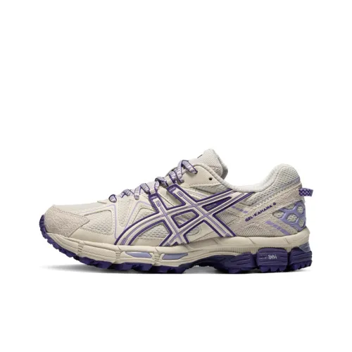 Asics Gel Kahana 8 Low Top Trail Беговые кроссовки Женские Бежево-фиолетовый
