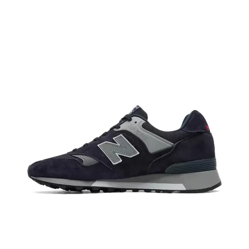 New Balance NB 577 Low Топ Беговые кроссовки Мужской Черный Серый Сделано в Великобритании