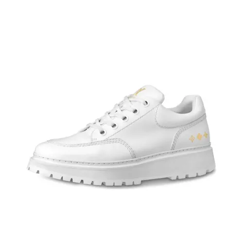 LOUIS VUITTON Abbesses Low Топ Стильные Скейтбординги Мужской Белый