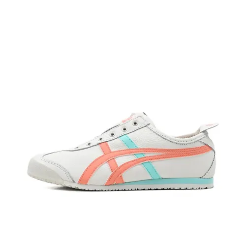Onitsuka Tiger MEXICO 66 Slip-On Противоскользящий и Дышащий Низкий Топ Повседневная Обувь Унисекс Бежевый