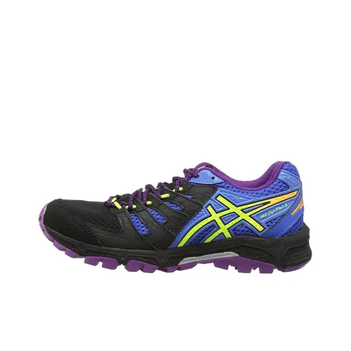 Asics Gel Fujiattack 4 Low Топ Беговые кроссовки Женские Черный Синий