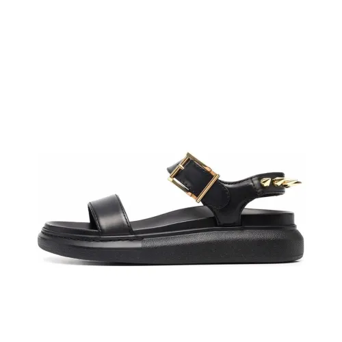 Alexander McQueen Пляжные сандалии Женские Черный