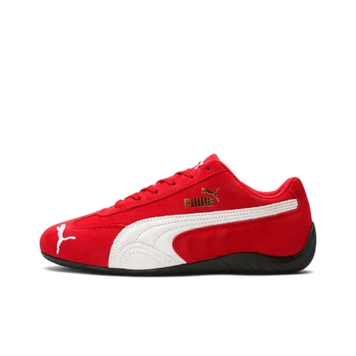 PUMA Speedcat Collection Slip-resistant Abrasion-resistant Low-top Беговые кроссовки Женские Red