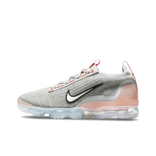 Nike VaporMax 2021 Low Беговые кроссовки Мужские Серый Оранжевый