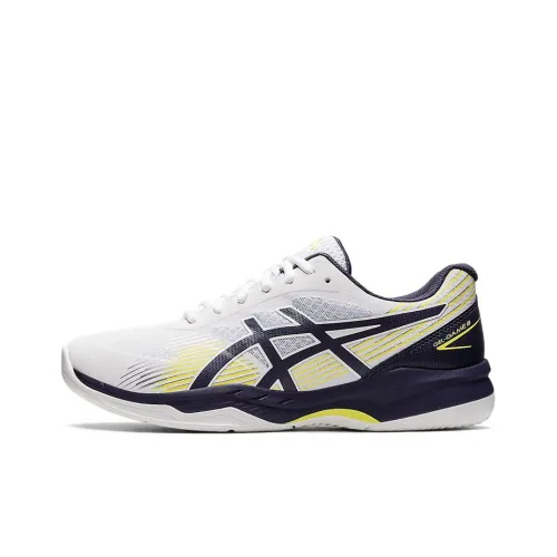 Asics Gel Game 8 Low Топ Теннисные Кроссовки Мужские Белый Синий Желтый