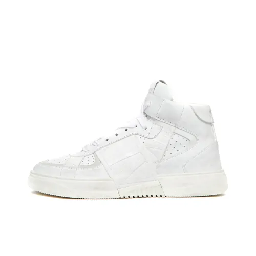 Valentino VL7N Высокий Топ Стильные Скейтбординги Женские Белые