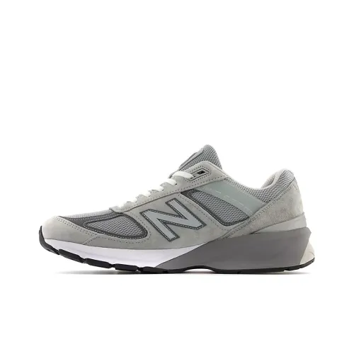 New Balance NB 990 V5 Low Топ Повседневные Беговые Кроссовки Мужские Heritage Серый Сделано в США 4E Ширина