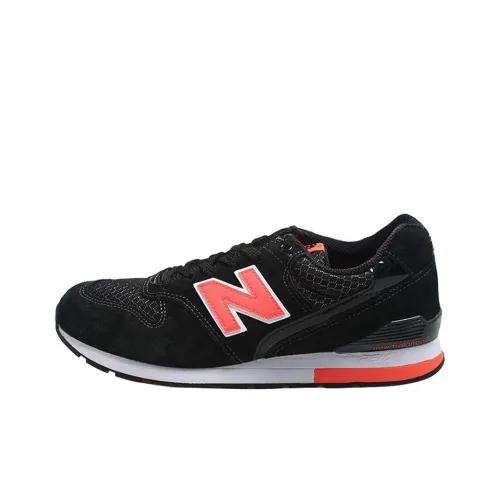 New Balance NB 996 Low Топ Повседневные Беговые Кроссовки Унисекс Черный Оранжевый