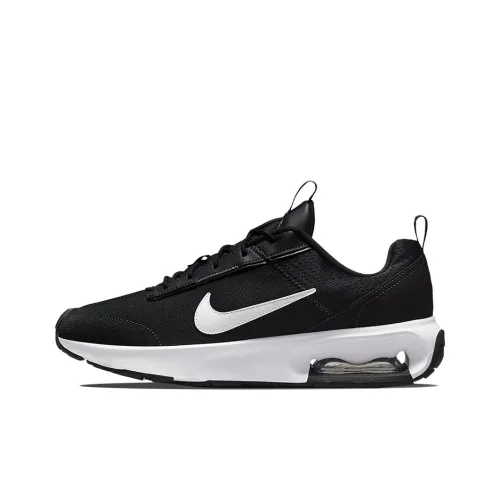 Nike Air Max INTRLK Low Топ Air Cushion Повседневные Беговые Кроссовки Мужские Черно-Белые