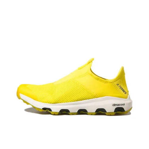 adidas Terrex CC Voyager Slip On Износостойкий и Легкий Низкий Топ Уличная Обувь Мужская Желтая
