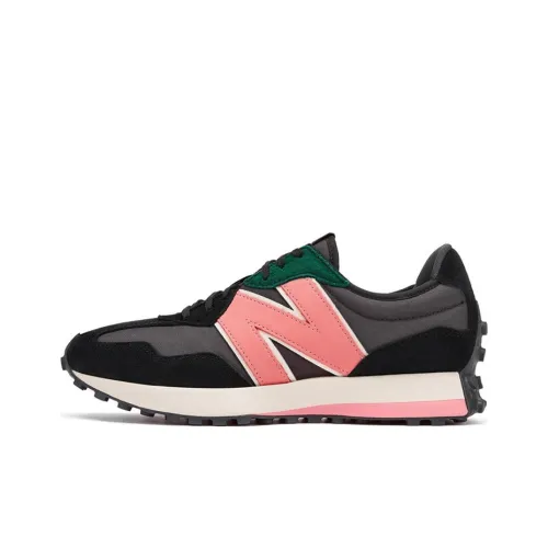 New Balance NB 327 Low Топ Повседневные Беговые Кроссовки Унисекс Черный Розовый