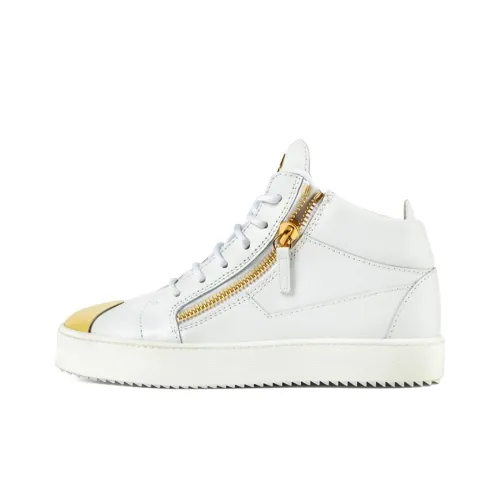 Giuseppe Zanotti GZ Kriss Стальной MID Топ Кроссовки для скейтбординга Женские Серый
