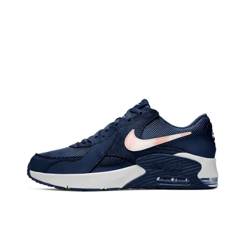 Nike Air Max Excee Low Беговые кроссовки Женские Синие Розовые