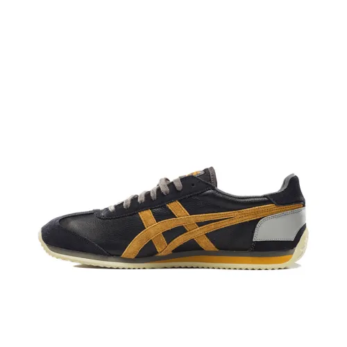 Onitsuka Tiger California 78 Low Топ Повседневная обувь Унисекс Черный Желтый