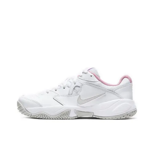 nike Court Lite 2 Low Топ Кроссовки для тенниса Женские Белые Розовые