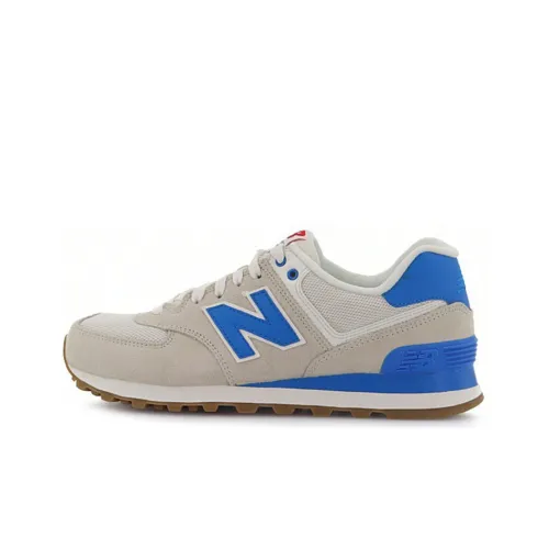 New Balance NB 574 Low Топ Повседневные Беговые Кроссовки Женские Морская Соль Белый