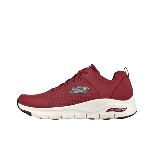 Skechers Arch Fit Устойчивые к истиранию Низкие Беговые кроссовки Мужские