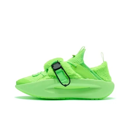 LiNing Cloud Traveler Низкий Топ Беговые Кроссовки Мужские Неоновый Зеленый