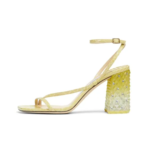 Jimmy Choo Art 85 One Ремень Сандалии Женские Желтые