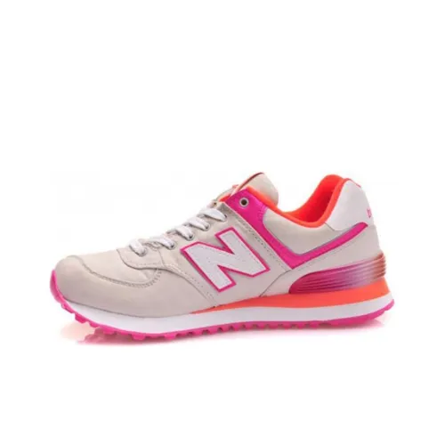 New Balance NB 574 Alpine Low Топ Беговые кроссовки Женские Серый Розовый