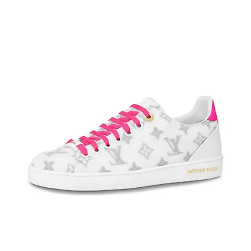 LOUIS VUITTON Frontrow Low Топ Стильные Скейтбординги Женские Поп-арт Красный