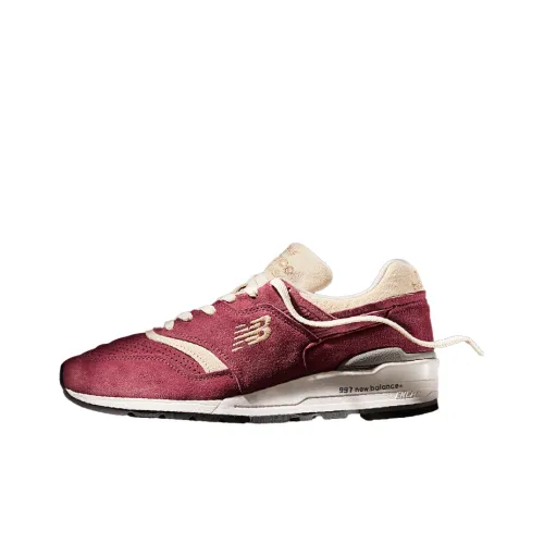 Todd Snyder x New Balance NB 997 Low Топ Повседневные Беговые Кроссовки Унисекс Красный